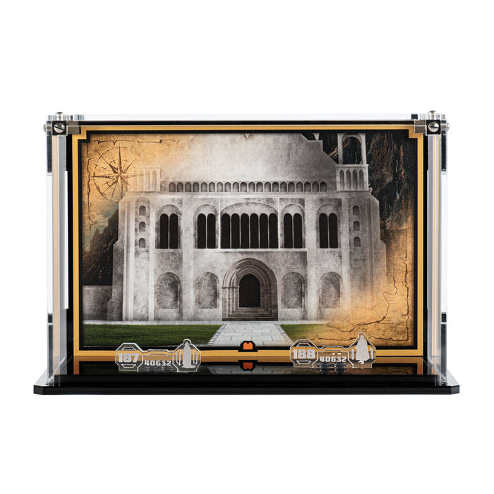 Display case for LEGO® Brickheadz: Aragorn™ & Arwen™ (40632)
