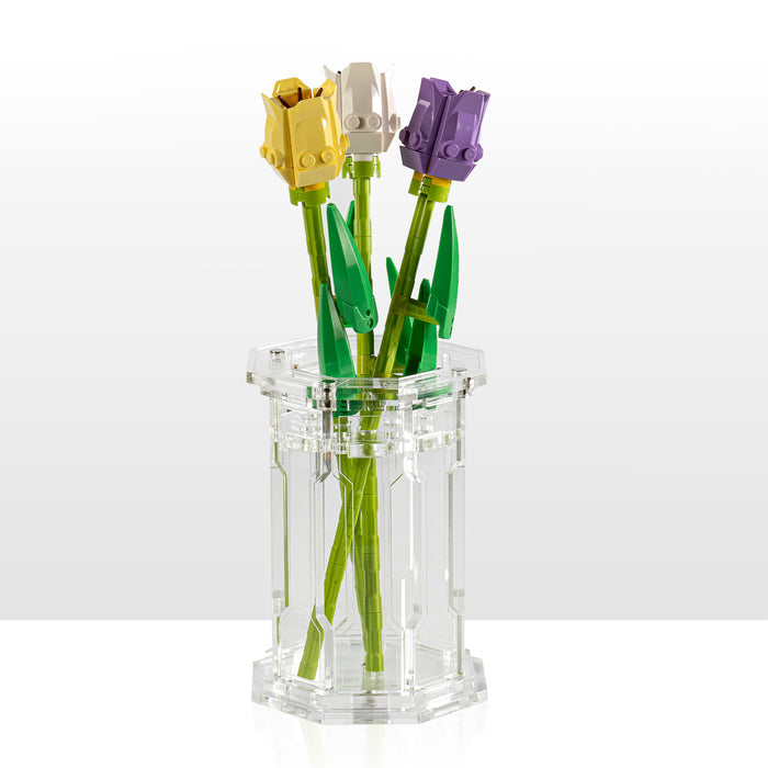 Display Vase for LEGO® Flowers - Clear
