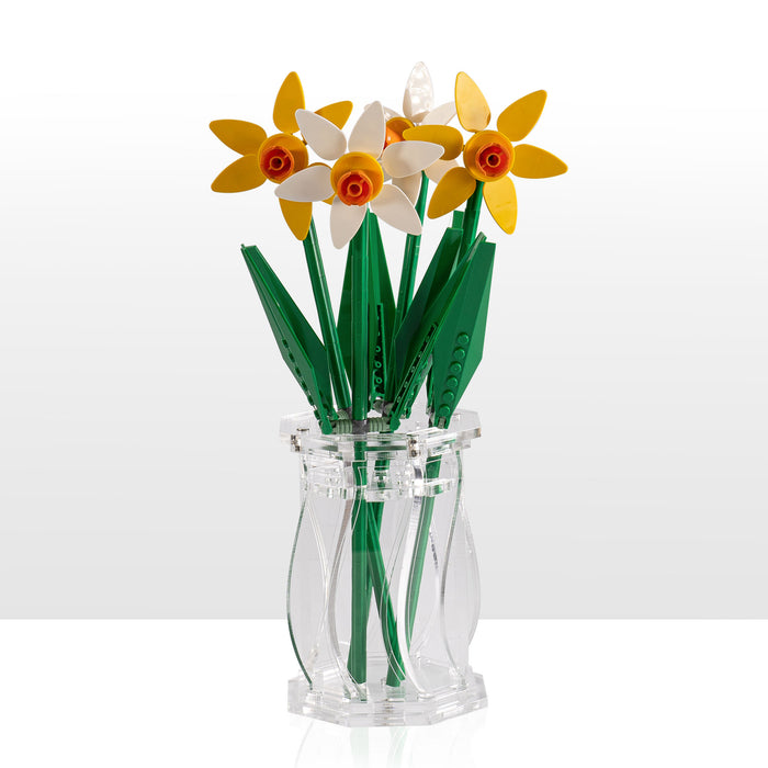 Display Vase for LEGO® Flowers - Clear