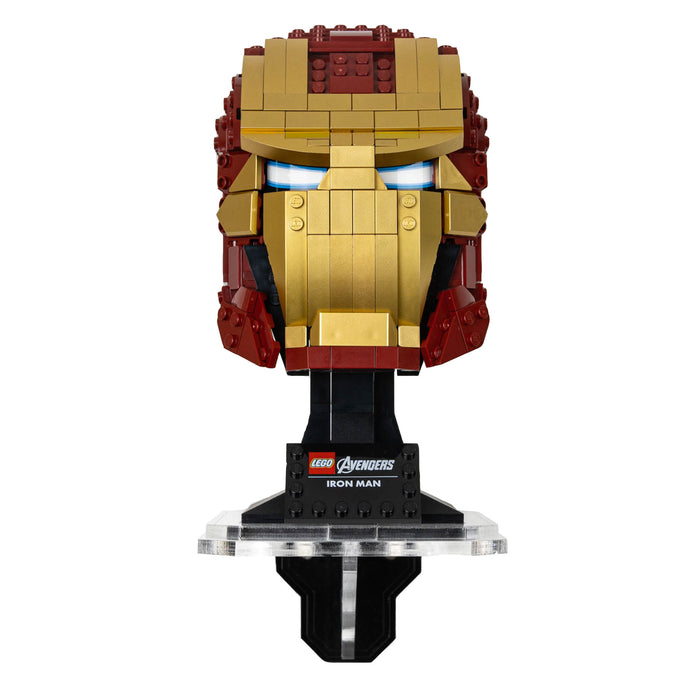helmet iron man lego Wall Mounted Display for LEGO Star Wars Stormtrooper Helmet (75276)