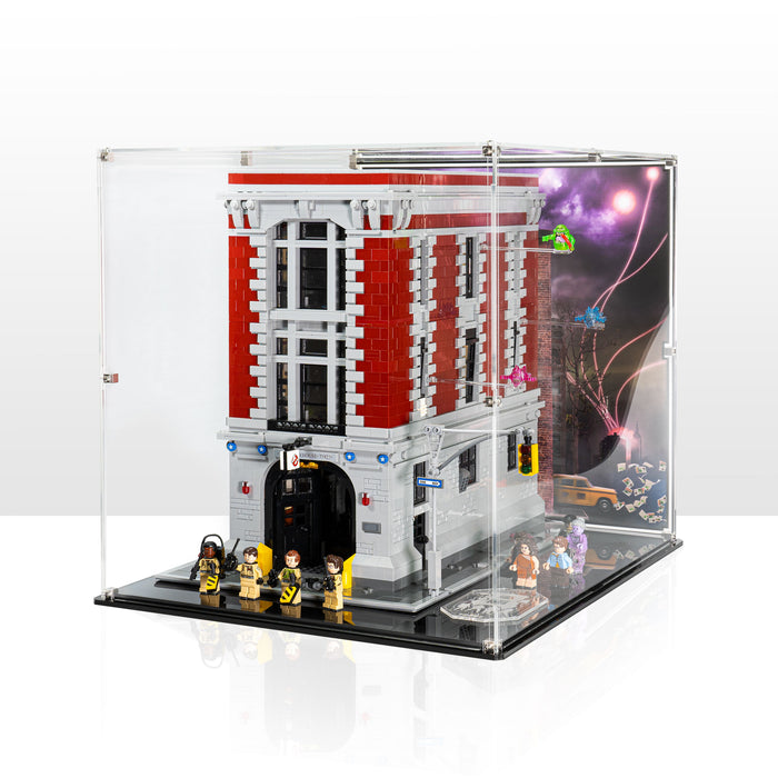 Display case for LEGO® Ghostbusters Firehouse Headquarters (75827)