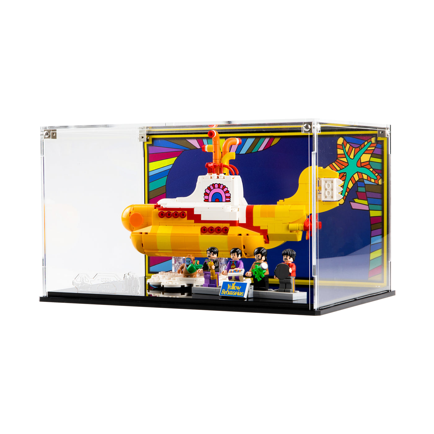Display Case for LEGO Ideas Yellow Submarine 21306 — Wicked Brick