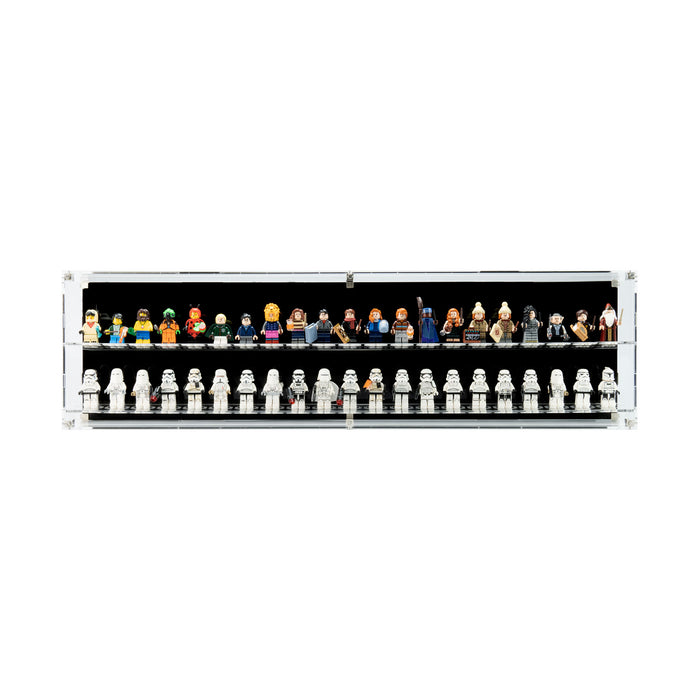 Wall Mounted Display Cases for LEGO® Minifigures - 21 Minifigures Wide