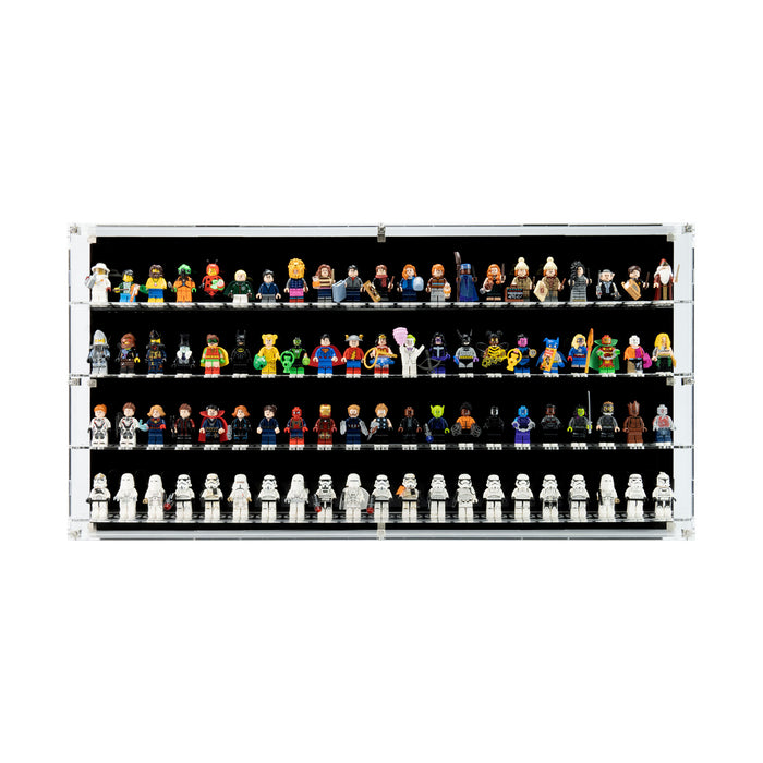 Wall Mounted Display Cases for LEGO® Minifigures - 21 Minifigures Wide