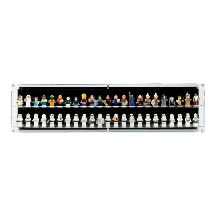 Wall Mounted Display Cases for LEGO® Minifigures - 23 Minifigures Wide