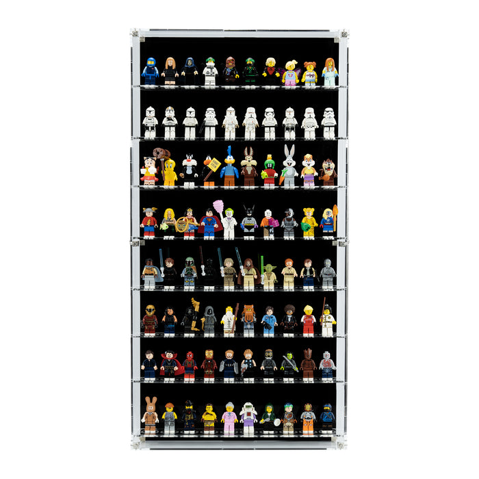 Wall Mounted Display Cases for LEGO® Minifigures - 10 Minifigures Wide