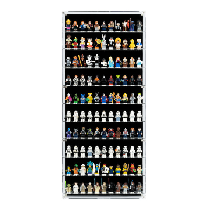 Wall Mounted Display Cases for LEGO® Minifigures - 11 Minifigures Wide