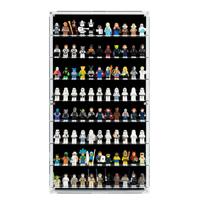 Wall Mounted Display Cases for LEGO® Minifigures - 11 Minifigures Wide