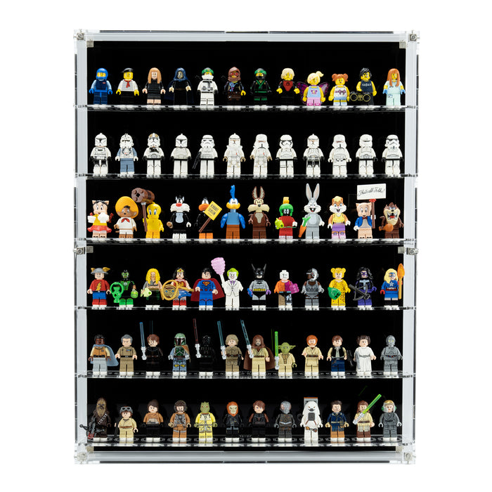 Wall Mounted Display Cases for LEGO® Minifigures - 12 Minifigures Wide