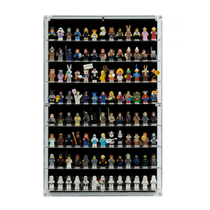 Wall Mounted Display Cases for LEGO® Minifigures - 13 Minifigures Wide