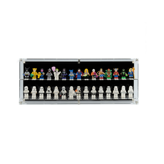 Wall Mounted Display Cases for LEGO® Minifigures - 15 Minifigures Wide