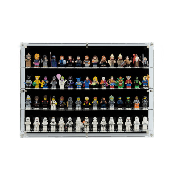 Wall Mounted Display Cases for LEGO® Minifigures - 15 Minifigures Wide