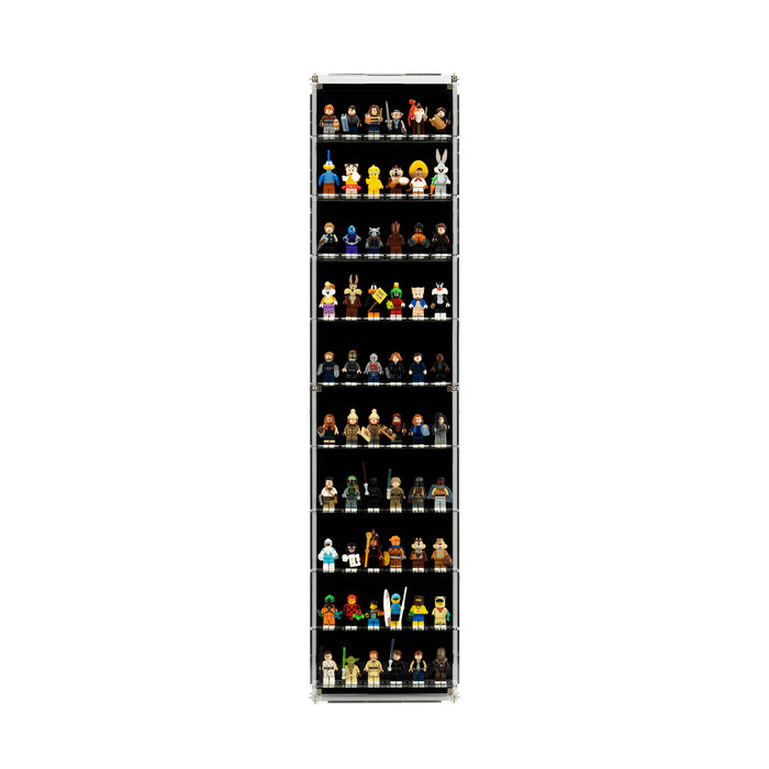Wall Mounted Display Cases for LEGO® Minifigures - 6 Minifigures Wide