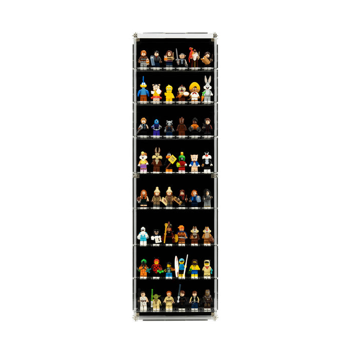 Wall Mounted Display Cases for LEGO® Minifigures - 6 Minifigures Wide