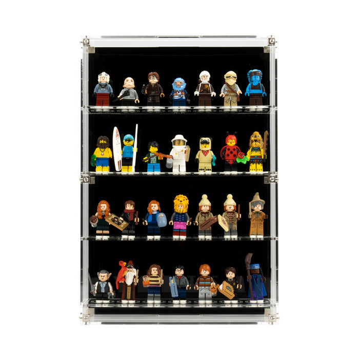 Wall Mounted Display Cases for LEGO® Minifigures - 7 Minifigures Wide