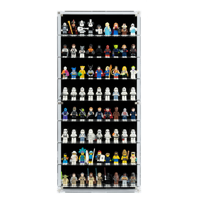 Wall Mounted Display Cases for LEGO® Minifigures - 9 Minifigures Wide