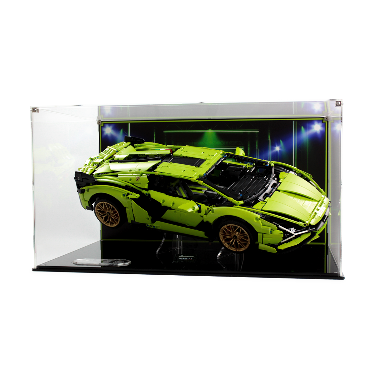 Display Case for LEGO Technic Lamborghini Sián 42115 — Wicked Brick