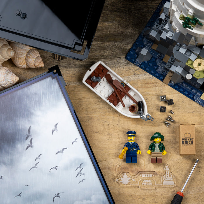 Display Case for LEGO® Ideas: Motorised Lighthouse (21335)