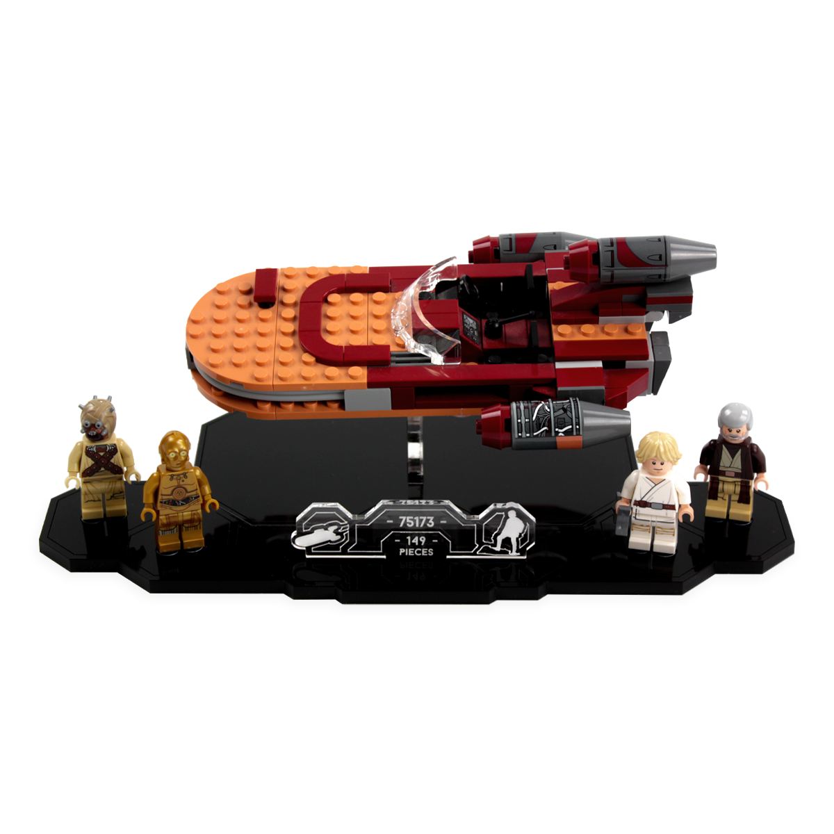 Display Stand for LEGO Star Wars Luke's Landspeeder 75173 — Wicked