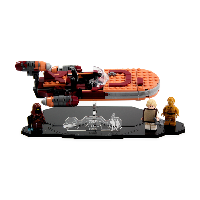 Display stand for LEGO Star Wars™: Luke's Landspeeder (75271) - Wicked Brick