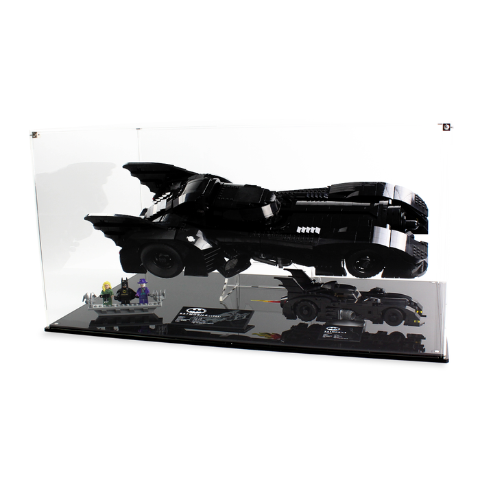 Dual display case for LEGO DC: Batmobile (76139) and Batmobile (40433) - Wicked Brick