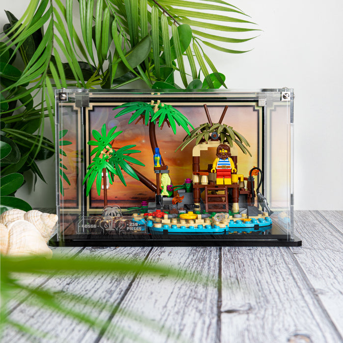 Display Case for LEGO® Ray the Castaway (40566)