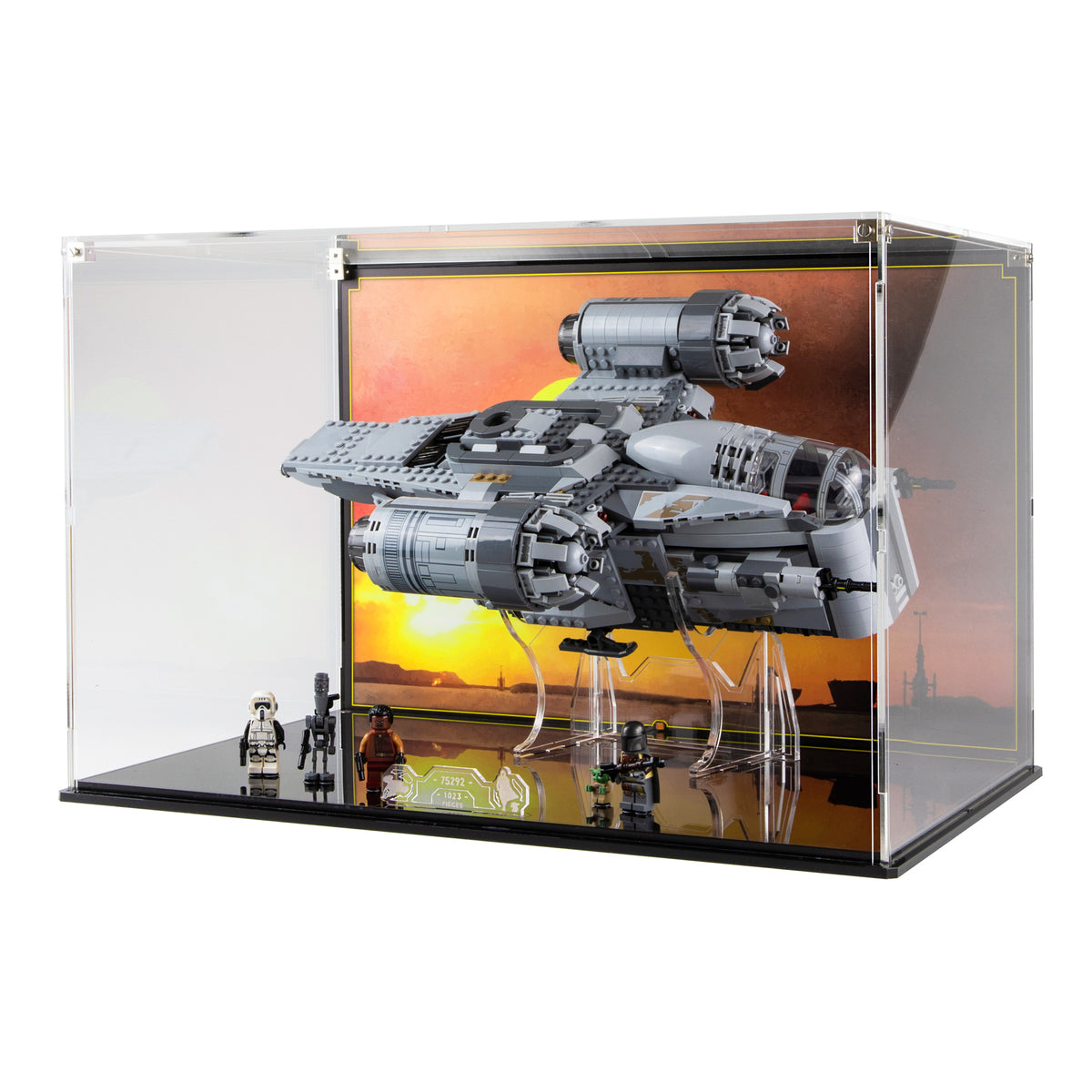 Display Case for LEGO® Star Wars™ The Razor Crest™ (75292