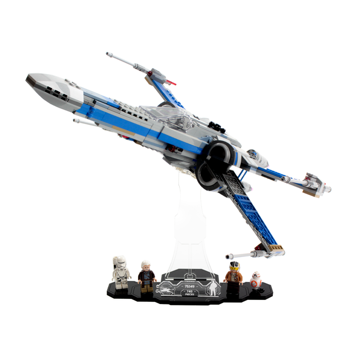 Display stand for LEGO® Star Wars™ Resistance X-Wing Fighter (75149)