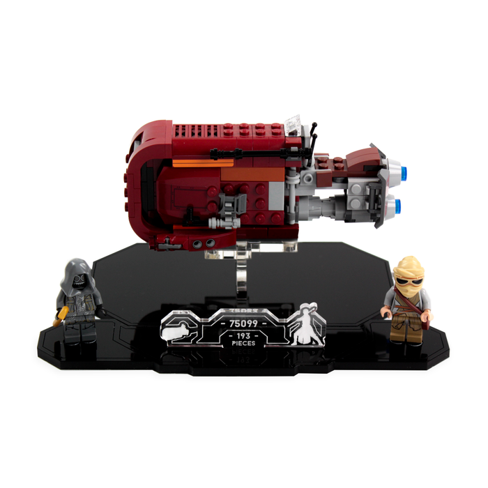 Display solutions for LEGO Star Wars™: Rey's Landspeeder (75099) - Wicked Brick