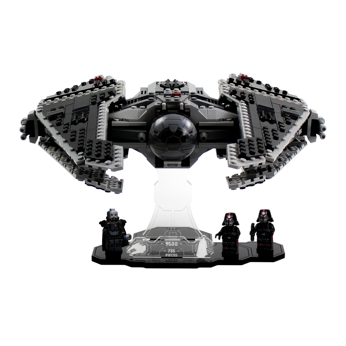 世界限定500体／「コープスブライド」ブラックウィドー スタチュー Display Stand for LEGO Star Wars Sith Fury Class Interceptor 9500