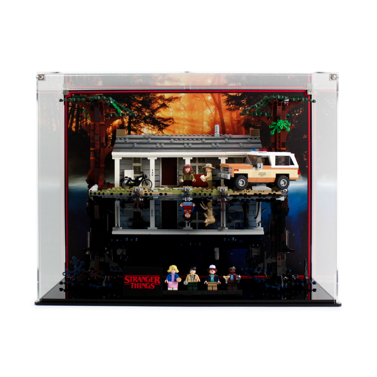 Display case for LEGO® Stranger Things: The Upside Down (75810) — Wicked  Brick