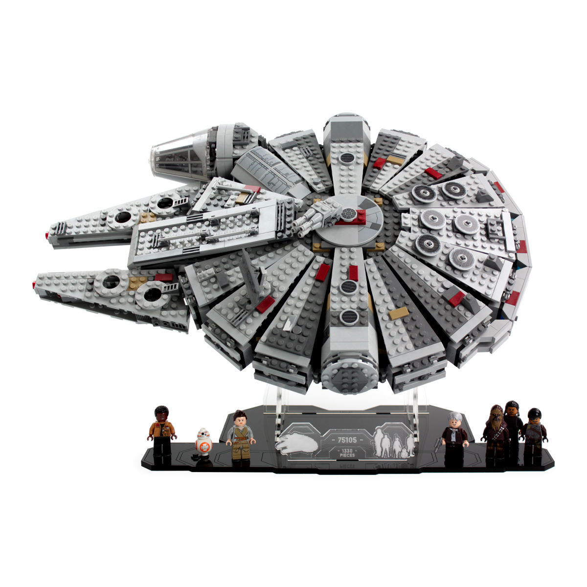 Tilbageholdelse Compulsion Trivial Display stand for LEGO® Star Wars™ Millennium Falcon (75105) — Wicked Brick
